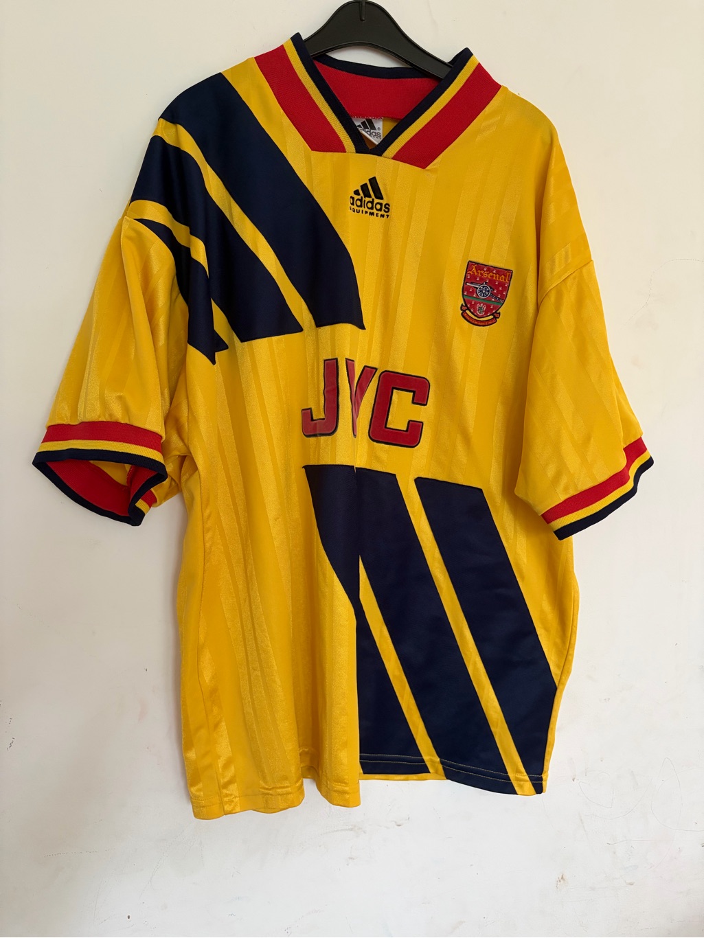 Arsenal 1993 - 1994 Away Football Shirt Jersey Vintage Adidas Size 42-44
